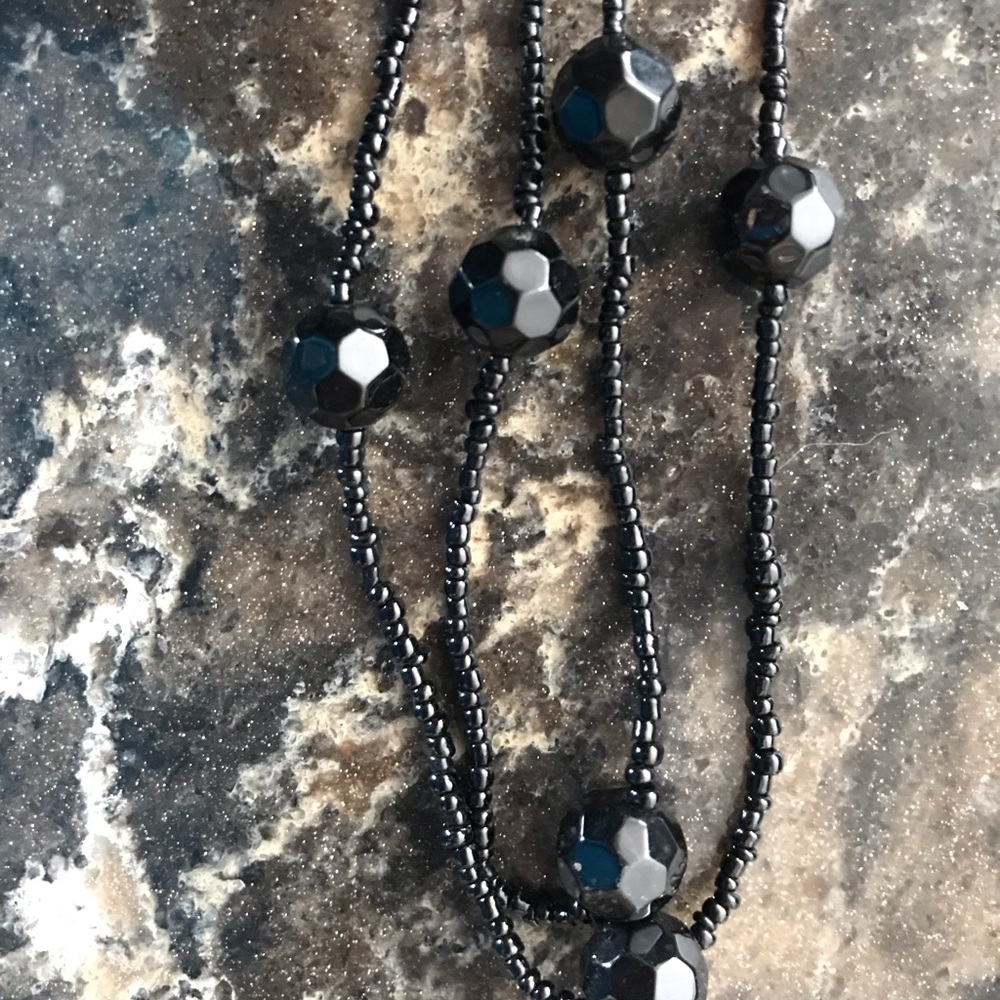Black Layering Necklace ((Free with bundle))